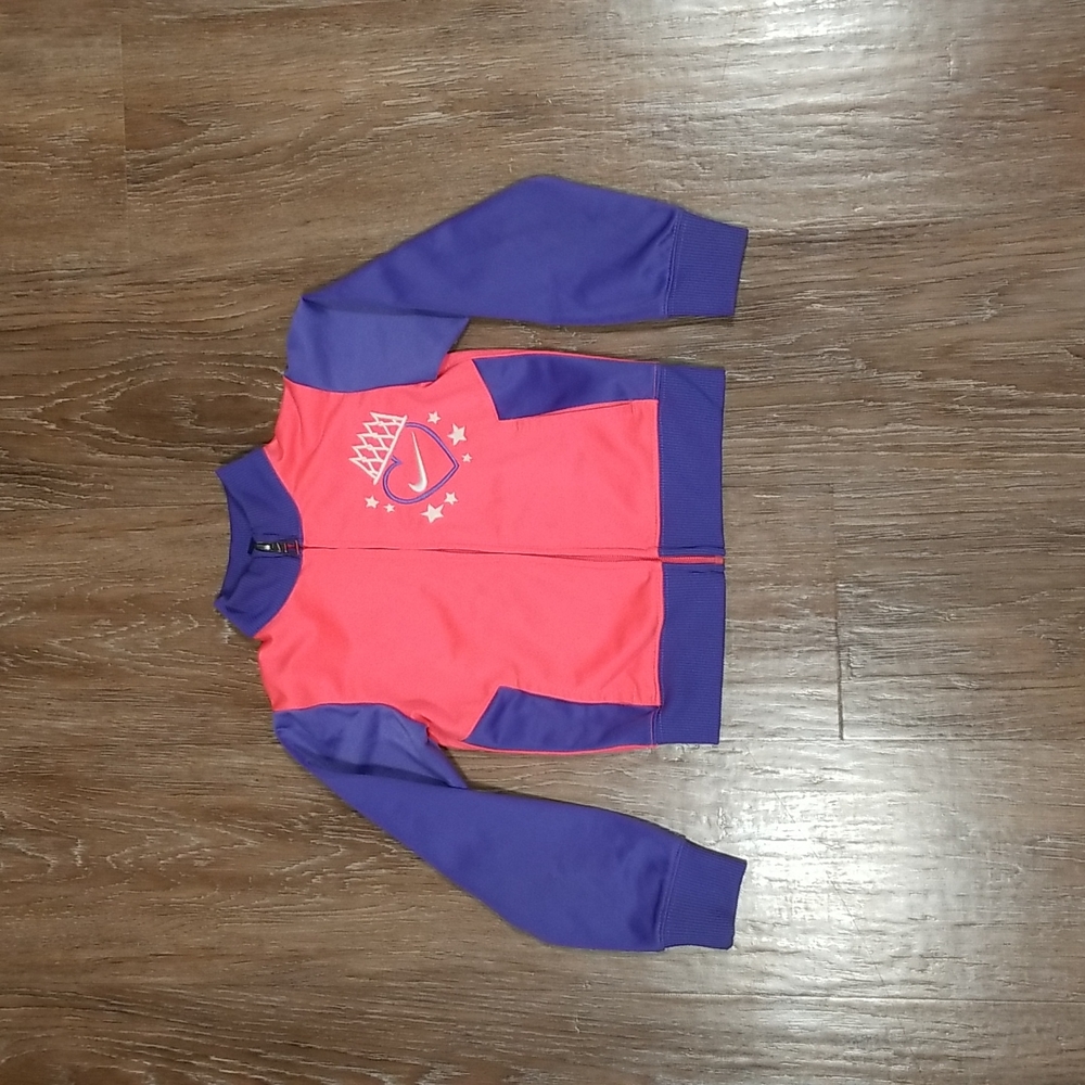 (3T) Nike Toddler Girl's Zip Up Athleisure Sweater Activewear Athletic Sporty